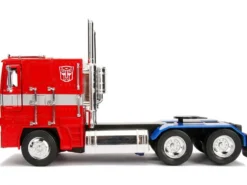 G1 Autobot Optimus Prime Truck Red Robot Chassis Transformers TV Series Hollywood Rides Series 1/24 Diecast Model Jada 99524