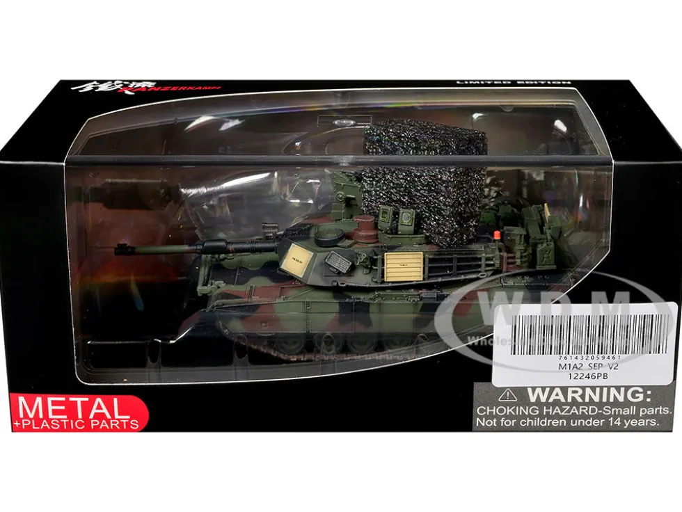General Dynamics M1A2 SEP V2 Abrams Tank "1st Battalion, 72nd Armor Regiment, 2nd Infantry Division, South Korea" United States Army 1/72 Diecast Model by Panzerkampf