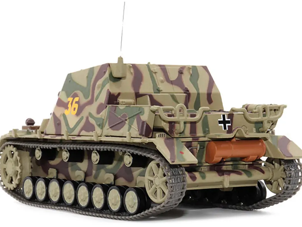 German Sd. Kfz. 166 Sturmpanzer IV Brummbar #36 Germany Sturmpanzerabteilung 217 France August 1944 1/43 Diecast Model AFVs WWII 23198-44