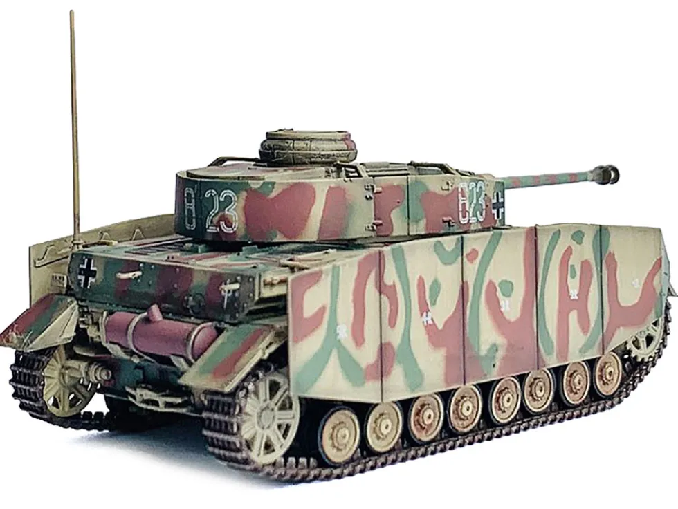 Germany Pz.Kpfw.IV Ausf.H with Schurzen Tank #823 "2.Pz.Div., Normandy" (1944) "NEO Dragon Armor" Series 1/72 Plastic Model by Dragon Models