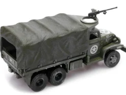 GMC CCKW 353 Truck With Mounted Gun Olive Drab 4734511 S US Army World War II 1/72 Diecast Model Legion LEG-12012LB