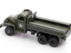GMC CCKW 353 Truck With Mounted Gun Olive Drab 4148174 S US Army World War II 1/72 Diecast Model Legion LEG-12012LA