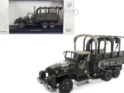 GMC CCKW353 Wrecker Tow Truck Olive Drab United States Army 1/43 Diecast Model Militaria Die Cast 23201-44