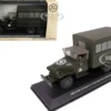 GMC CCKW 353 6x6 2-1/2 Ton Truck with Communications Shelter Olive Drab "United States Army" 1/43 Diecast Model by Militaria Die Cast