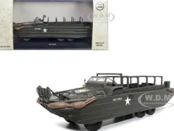 GMC DUKW Amphibious Vehicle Olive Drab United States Army 1/43 Diecast Model Militaria Die Cast 23204-44