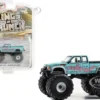 1990 GMC S 15 Monster Truck Light Blue Playin for Keeps Kings of Crunch Series 14 1/64 Diecast Model Car Greenlight 49140E