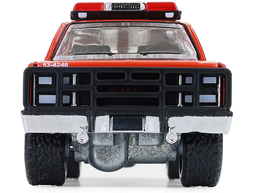 1991 GMC Suburban "Canada Coast Guard" Red with White Stripes "Hot Pursuit - Canada Special Edition" Series 1/64 Diecast Model Car by Greenlight