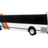 1980 Grumman 870 Advanced Design Transit Bus "MARTA Atlanta" White with Stripes "Vintage Bus & Motorcoach Collection" Limited Edition 1/87 (HO) Diecast Model by Iconic Replicas