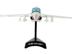Grumman A-6E Intruder Aircraft VA 52 Knightriders United States Navy 1/140 Diecast Model Airplane Postage Stamp PS5381-2