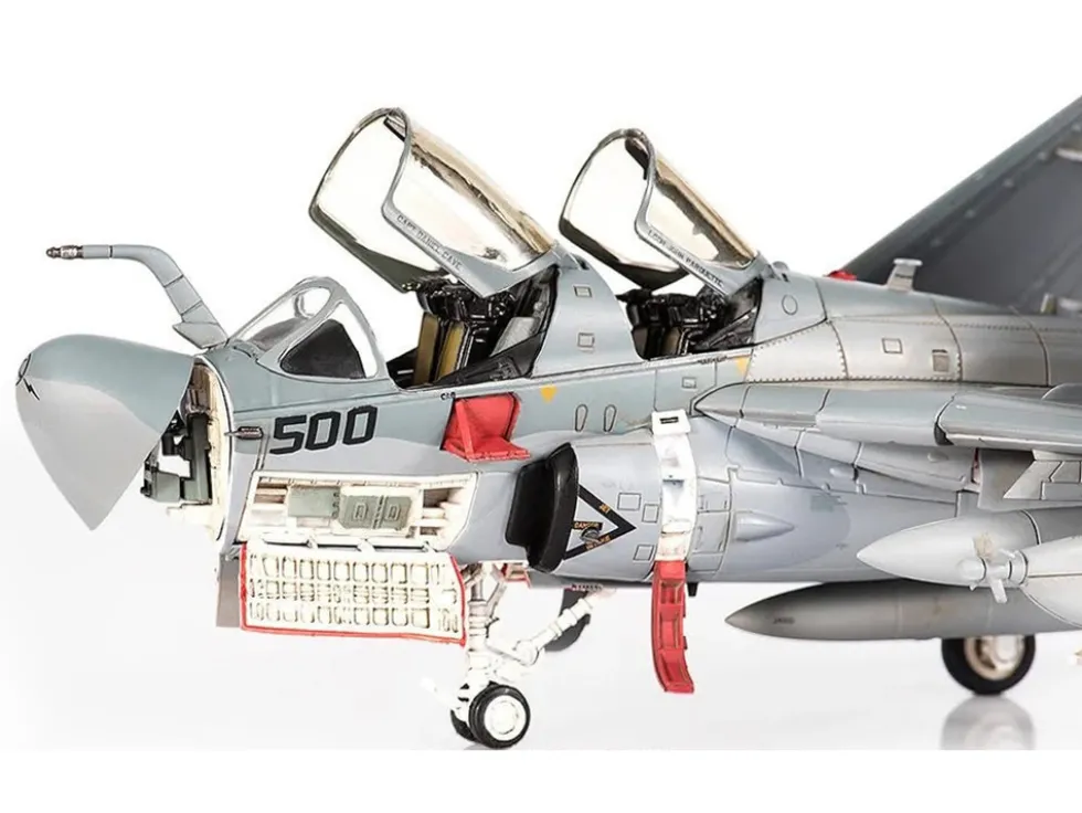 Grumman EA-6B Prowler Attack Aircraft "VAQ-136 Gauntlets, USS George Washington" (2012) United States Navy 1/72 Diecast Model by JC Wings
