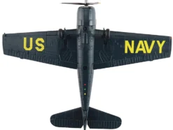Grumman F6F-5 Hellcat Fighter Aircraft "Blue Angels #1-4 Decals" (1946) United States Navy "Air Power Series" 1/72 Diecast Model by Hobby Master