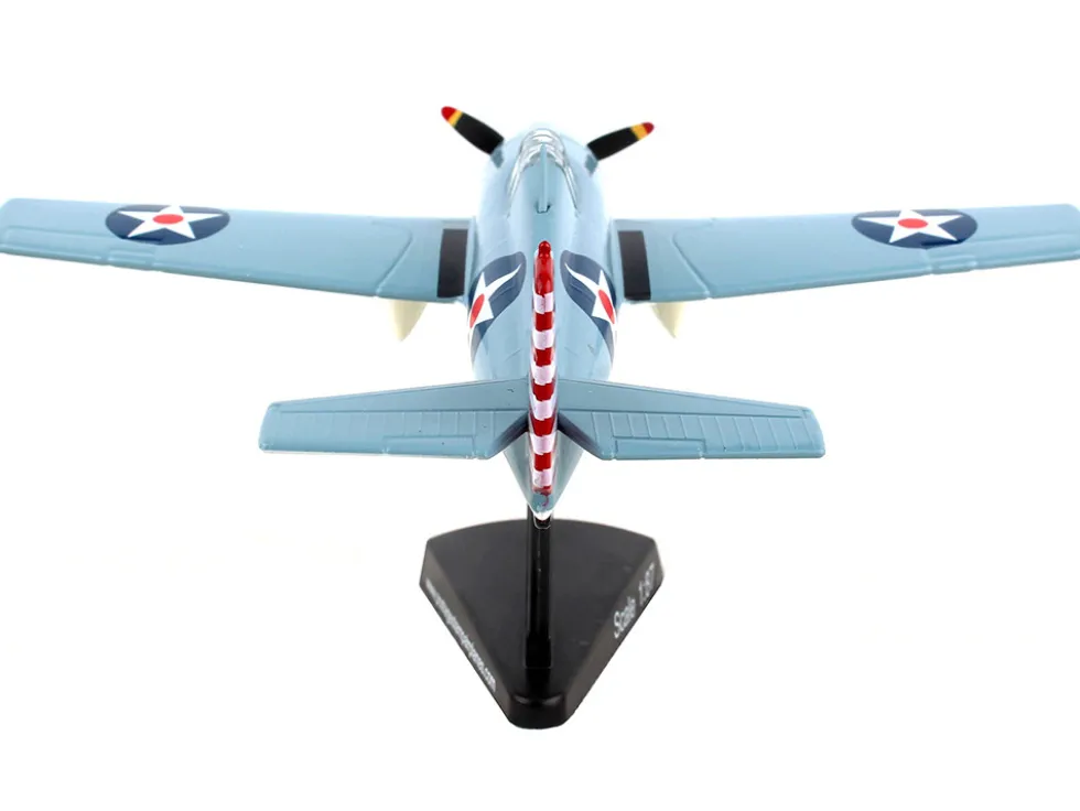Grumman F4F Wildcat Aircraft United States Navy 1/87 HO Diecast Model Airplane Postage Stamp PS5351-2