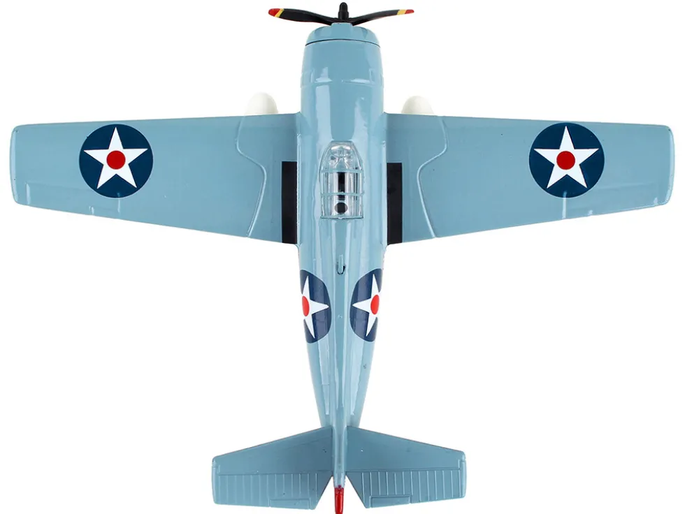 Grumman F4F Wildcat Aircraft United States Navy 1/87 HO Diecast Model Airplane Postage Stamp PS5351-2