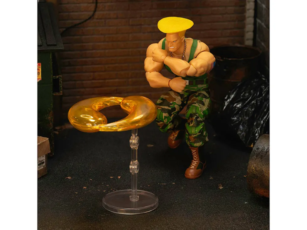 Guile 6" Moveable Figure with Accessories and Alternate Head and Hands "Ultra Street Fighter II: The Final Challengers" (2017) Video Game Model by Jada