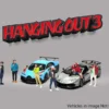Hanging Out #3 6 piece Diecast Figure Set (6 Figures) Limited Edition for 1/64 Scale Models by American Diorama