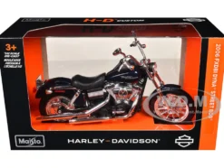 2006 Harley Davidson FXDBI Dyna Street Bob Bike Motorcycle Model 1/12 Maisto 32325