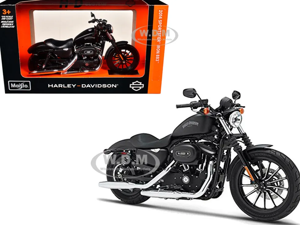2013 Harley Davidson Sportster Iron 883 Motorcycle Model 1/12 Maisto 32326