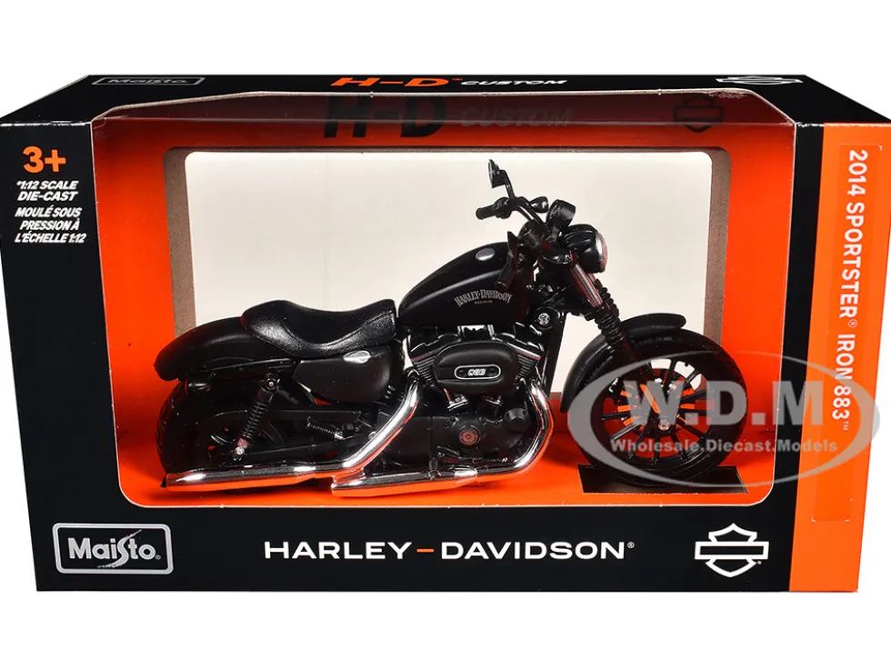 2013 Harley Davidson Sportster Iron 883 Motorcycle Model 1/12 Maisto 32326