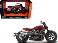 2024 Harley Davidson Sportster S Motorcycle Red Metallic and Black