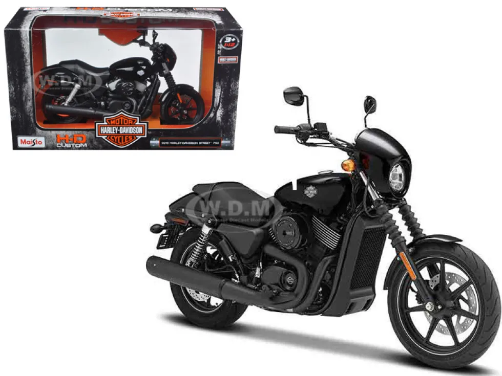 2015 Harley Davidson Street 750 Motorcycle Model 1/12 Maisto 32333