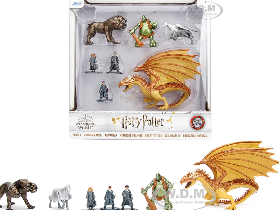 Harry Potter Wizarding World Set of 7 Diecast Figures Jada 34502
