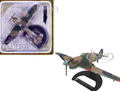 Hawker Hurricane Mk.IIB Aircraft "No. 134 Squadron, 151 Wing, Vaenga, USSR" (1941) British Royal Air Force "Planes of World War II" Series 1/72 Diecast Model Airplane by Luppa