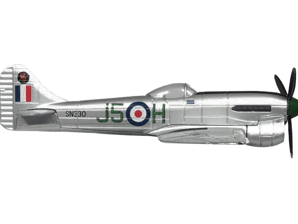 Hawker Tempest MK V Fighter Plane SN330 No 3 Squadron RAF Wunstorf Germany 1946 Oxford Aviation Series 1/72 Diecast Model Airplane Oxford Diecast AC103