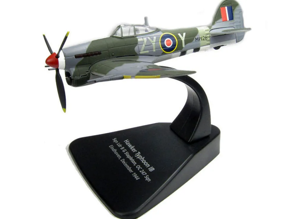 Hawker Typhoon Mk.IB Fighter-Bomber Aircraft "MP126, No.247 Squadron, Gerald Stapleton, RAF Eindhoven, Holland" (1944) Royal Air Force "Oxford Aviation" Series 1/72 Diecast Model Airplane by Oxford Diecast