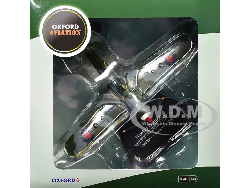 Hawker Typhoon Mk.IB Fighter-Bomber Aircraft "MP126, No.247 Squadron, Gerald Stapleton, RAF Eindhoven, Holland" (1944) Royal Air Force "Oxford Aviation" Series 1/72 Diecast Model Airplane by Oxford Diecast