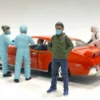 Hazmat Crew Figurine V 1/18 Scale Models American Diorama 76271