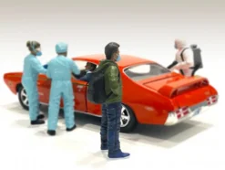 Hazmat Crew Figurine V 1/18 Scale Models American Diorama 76271