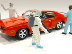 Hazmat Crew 6 piece Figurine Set 1/24 Scale Models American Diorama 76367 76368 76369 76370 76371 76372