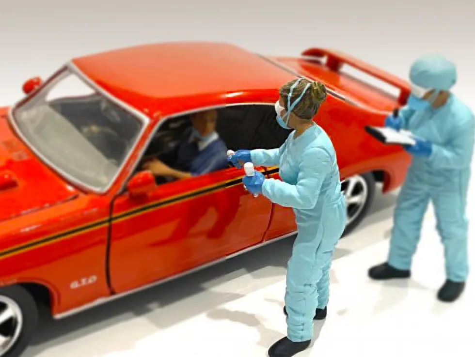Hazmat Crew 6 piece Figurine Set 1/18 Scale Models American Diorama 76267 76268 76269 76270 76271 76272