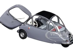 Heinkel Kabine "Bubble Car" Troy Gray 1/18 Diecast Model Car by Oxford Diecast