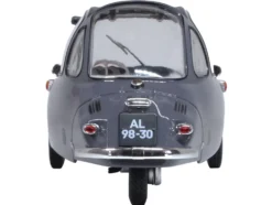 Heinkel Kabine "Bubble Car" Troy Gray 1/18 Diecast Model Car by Oxford Diecast