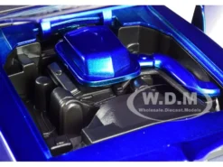 Henry Bower's Pontiac Firebird Trans Am Candy Blue Pennywise Diecast Figurine It Chapter Two 2019 Movie 1/24 Diecast Model Car Jada 31118