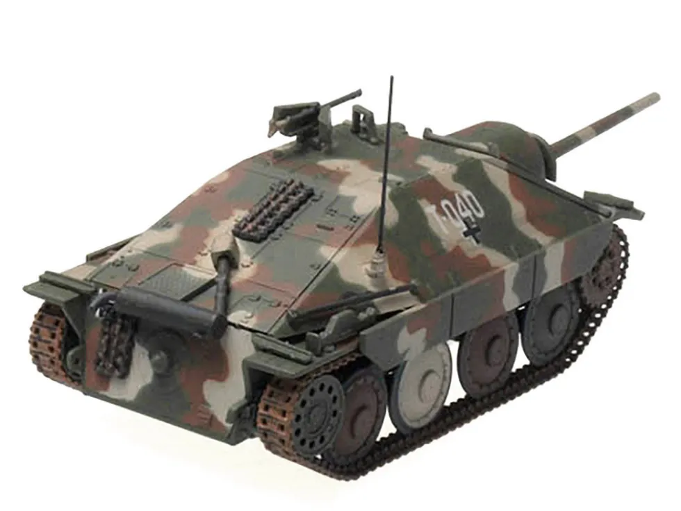 Hetzer (Mid Prod) Tank Destroyer "T-040, Marika, 2nd Hungarian Panzer Division, Balaton" (1945) German Army 1/72 Diecast Model by Panzerstahl