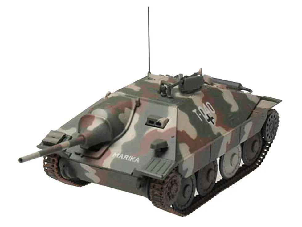 Hetzer (Mid Prod) Tank Destroyer "T-040, Marika, 2nd Hungarian Panzer Division, Balaton" (1945) German Army 1/72 Diecast Model by Panzerstahl