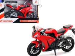 Honda CBR 1000RR Motorcycle Red and Black 1/12 Diecast Model New Ray 57793A