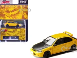 Honda Civic (EK9) RHD (Right Hand Drive) Yellow with Carbon Hood