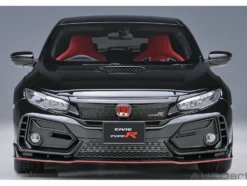 2021 Honda Civic Type R FK8 RHD Right Hand Drive Crystal Black Pearl 1/18 Model Car Autoart 73222