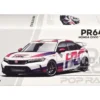 Honda Civic Type R FL5 "HRC - Honda Racing" White with Graphics 1/64 Diecast Model Car by Pop Race