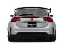 2024 Honda Civic Type R Mugen Group B RHD (Right Hand Drive) Matt Silver Metallic with Black Hood Limited Edition to 999 pieces Worldwide 1/18 Model Car by Otto Mobile