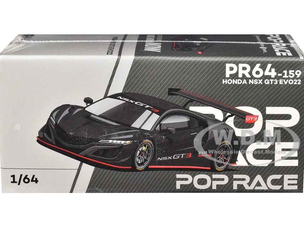 Honda NSX GT3 EVO22 Carbon Edition 1/64 Diecast Model Car by Pop Race