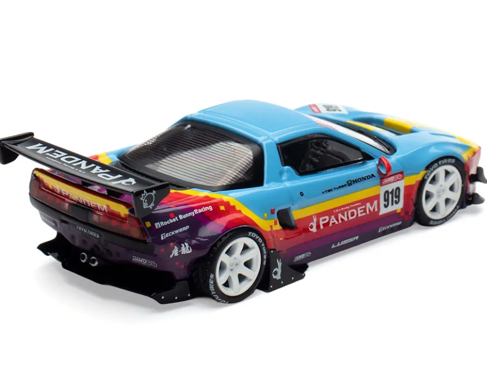 Honda NSX (NA1) #919 "Pandem Rocket Bunny" Light Blue with Graphics "APA XPO 2025 Event Edition" 1/64 Diecast Model Car by Inno Models