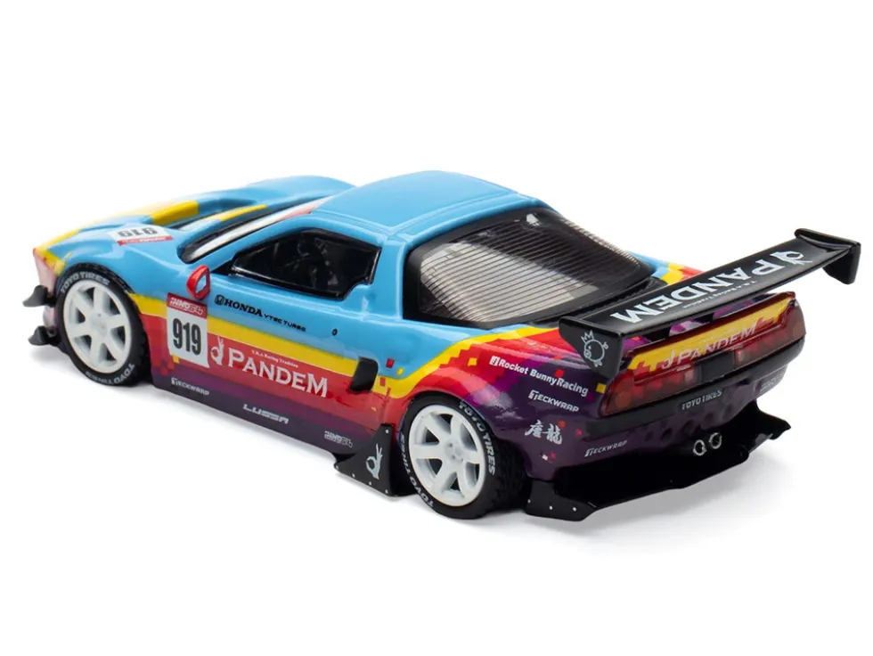Honda NSX (NA1) #919 "Pandem Rocket Bunny" Light Blue with Graphics "APA XPO 2025 Event Edition" 1/64 Diecast Model Car by Inno Models