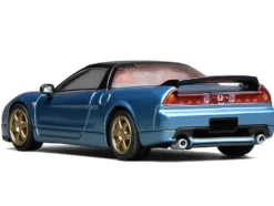 Honda NSX-R (NA2) RHD (Right Hand Drive) Ice Blue Metallic with Black Top and Red Interior "Intern 64" Series 1/64 Diecast Model Car by MotorHelix