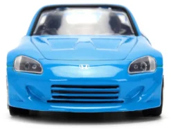 2001 Honda S2000 Convertible Blue with Graphics "Fast & Furious Remix - 25th Anniversary" Series 1/32 Diecast Model Car by Jada