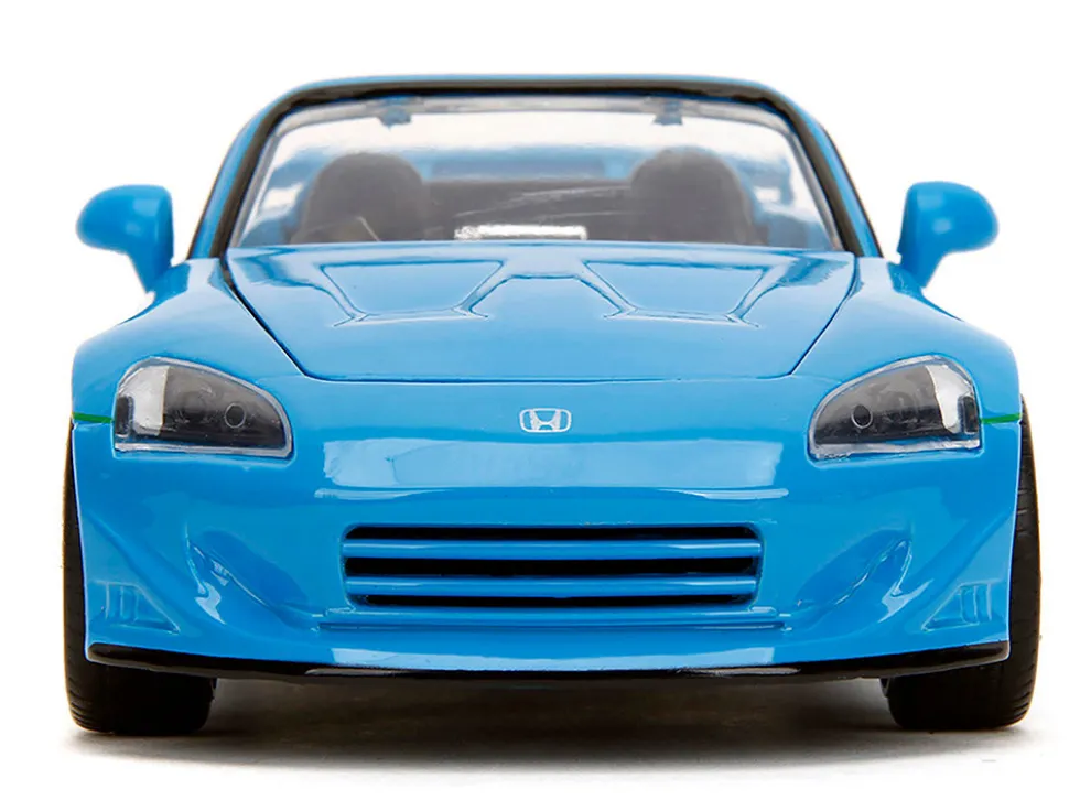 2001 Honda S2000 Convertible Blue with Graphics "Fast & Furious Remix" Series 1/24 Diecast Model Car by Jada