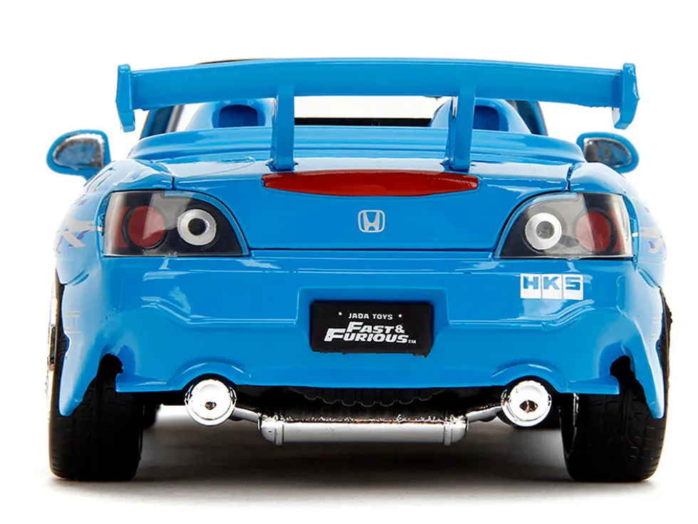 2001 Honda S2000 Convertible Blue with Graphics "Fast & Furious Remix" Series 1/24 Diecast Model Car by Jada